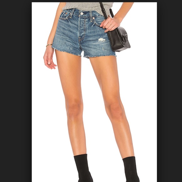 levi's high rise wedgie fit shorts